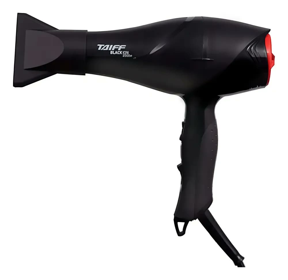 foto de Secador De Cabelo Profissional Taiff Black Ion 2000w