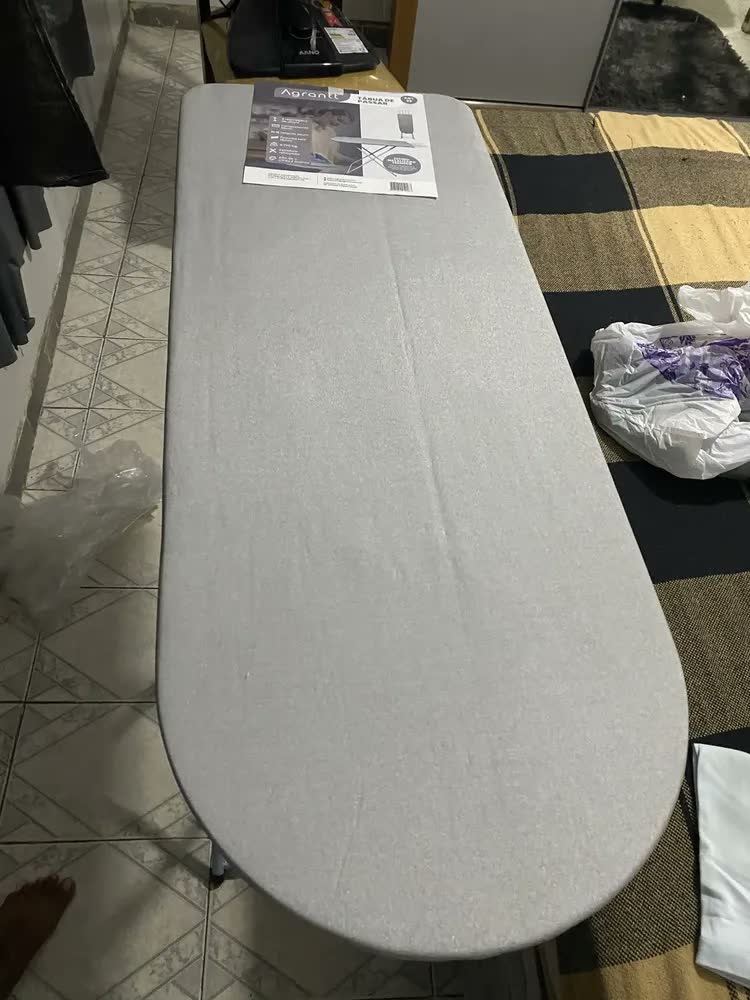 foto de Tabua Mesa De Passar Roupa C/ 4 Regulagens Tecido Térmico
