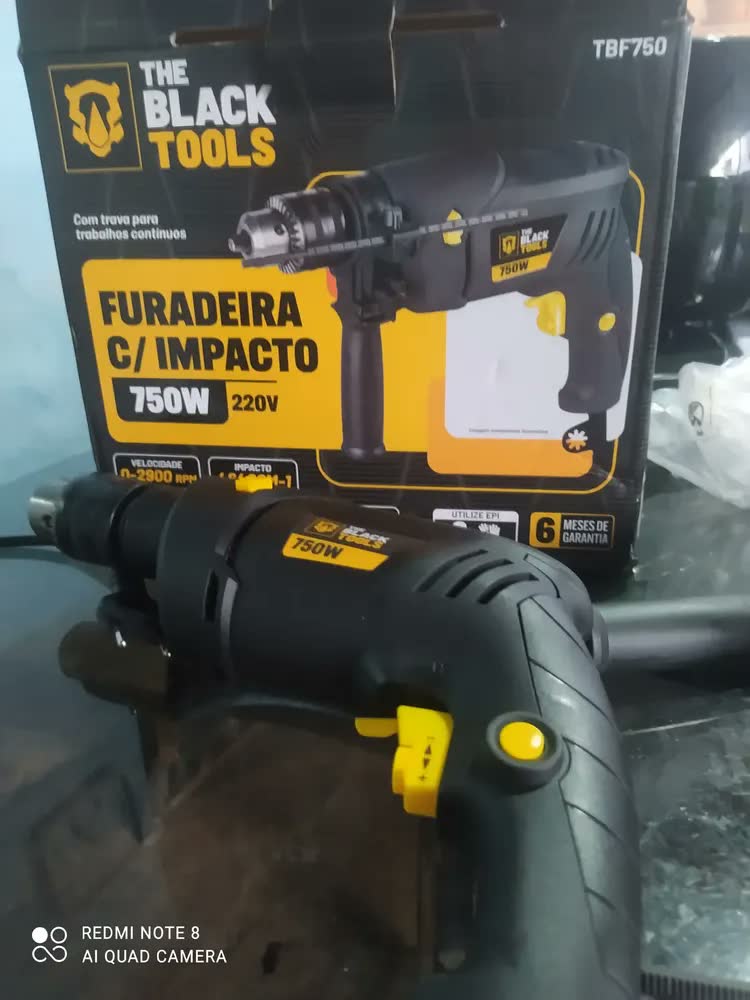 foto de Furadeira De Impacto 1/2 Pol 13mm 750w Profissional