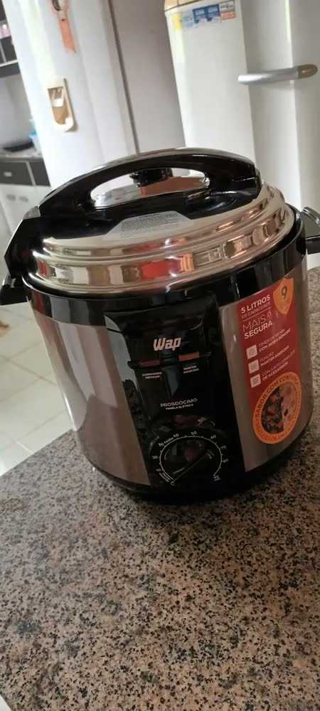 foto de Panela Pressão Elétrica Wap Wppe2 5 Litros Antiaderente 900w 220V