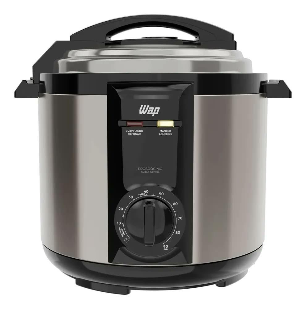 foto de Panela Pressão Elétrica Wap Wppe2 5 Litros Antiaderente 900w 220V