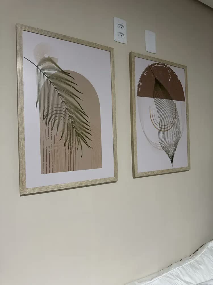 foto de Quadro Decorativo Boho Minimalista Sala Escritório Quarto
