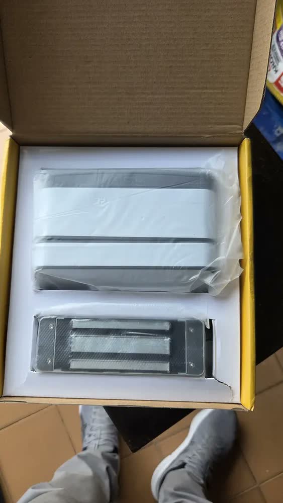 foto de Fechadura Eletroimã Inox Agl Al175 Portao Porta De Vidro Madeira