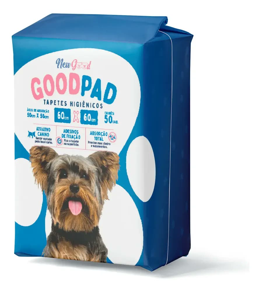 Tapete Higienico Good Pad 50 Unidades 60x60cm