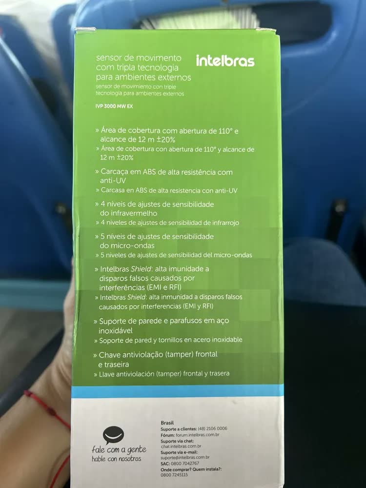 foto de Sensor De Presença Ivp 3000 Mw Ex Intelbras
