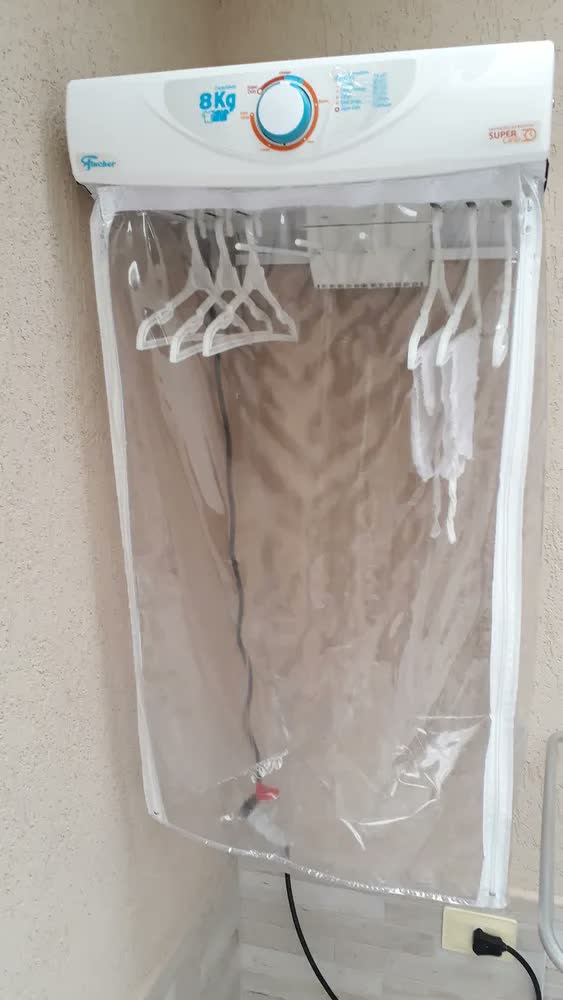 foto de Secadora De Roupas Fischer Super Ciclo 8kg Suspensa Branca Cor Branco
