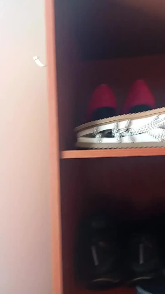 foto de Sapateira Giratória Esthela Com Espelho Para 12 Pares de Sapatos em MDF/MDP Branco