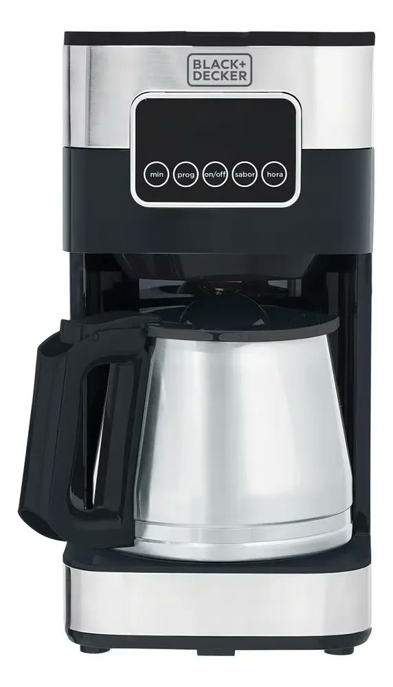 Cafeteira Elétrica em Inox Black+Decker Capacidade 1,5 L CM350G 127