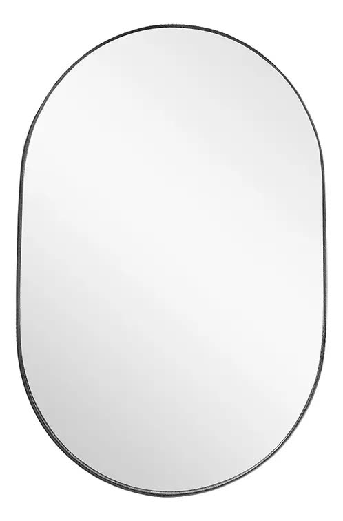 Espelho Orgânico Moderno Sala Quarto Lavabo 64x44cm Pilula