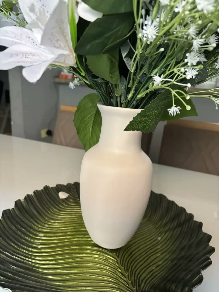 foto de Vaso De Mesa Decorativo Enfeite De Sala Cozinha Moderno