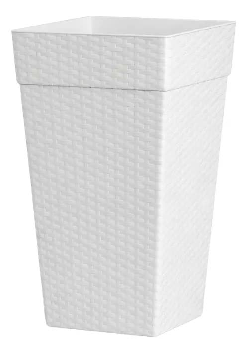 Vaso De Plantas Decorativo Rattan 10l Casa Luxo Flores Sala