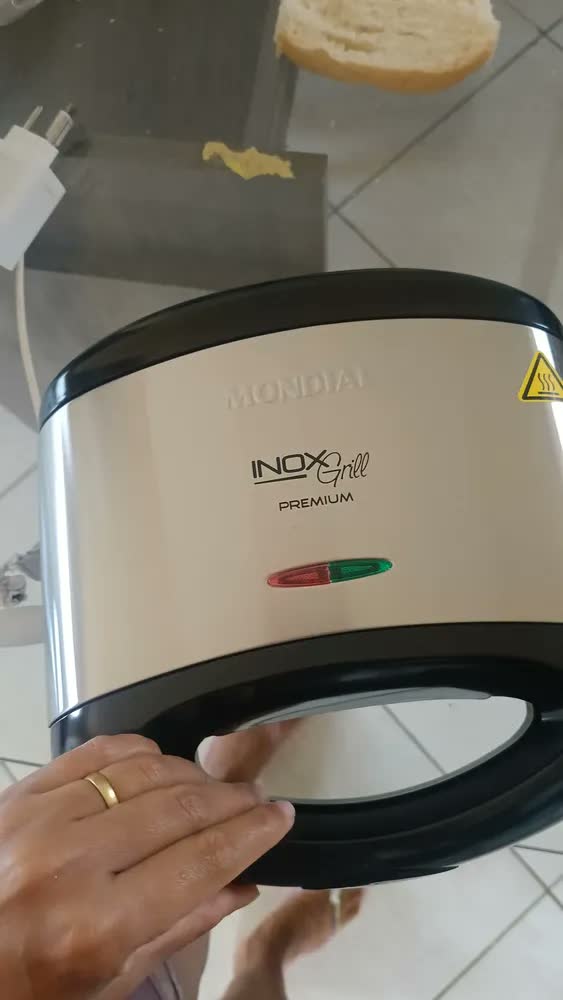 foto de Grill e Sanduicheira Premium, Mondial, 800W - S-07