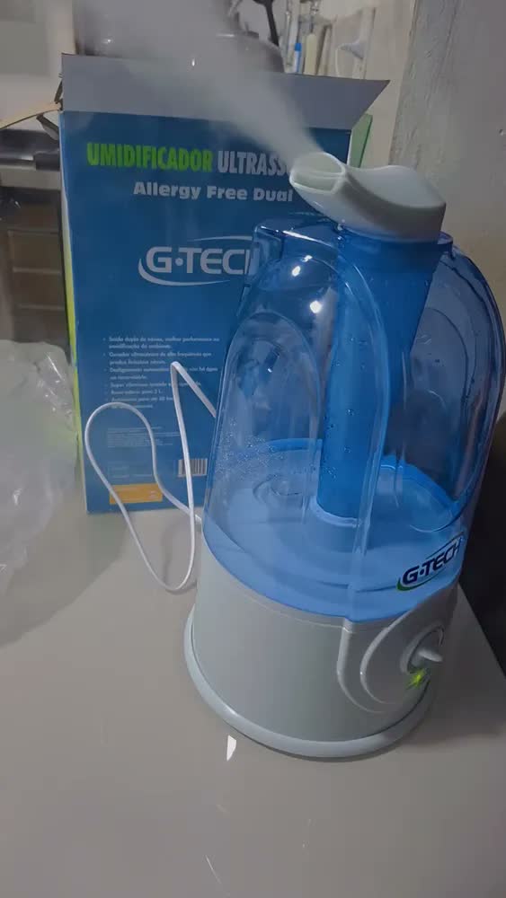foto de Umidificador ultrassônico G-TECH Allergy Free Dual - Bivolt