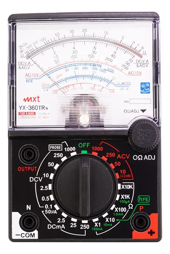 foto de Multímetro Analógico Mxt Yx-360trn