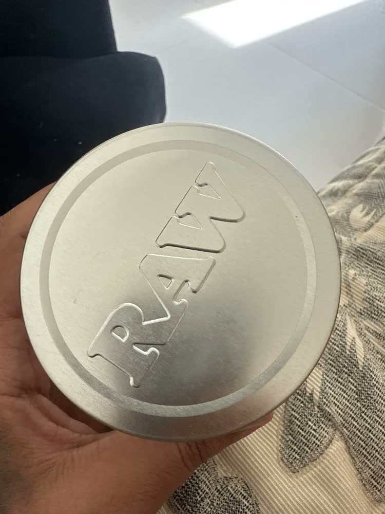 foto de Pote Vidro Hermético Raw Tampa Metal 280ml Transparente