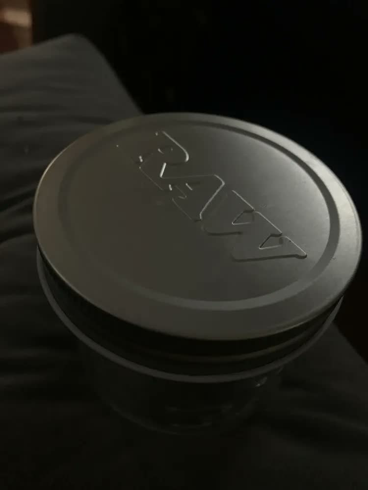 foto de Pote Vidro Hermético Raw Tampa Metal 280ml Transparente
