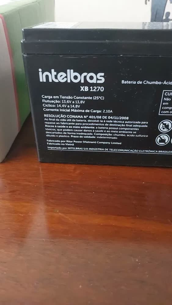 foto de Fonte Fa 1220 S Ininterrupta Para Eletroimã Intelbras Cor Branco