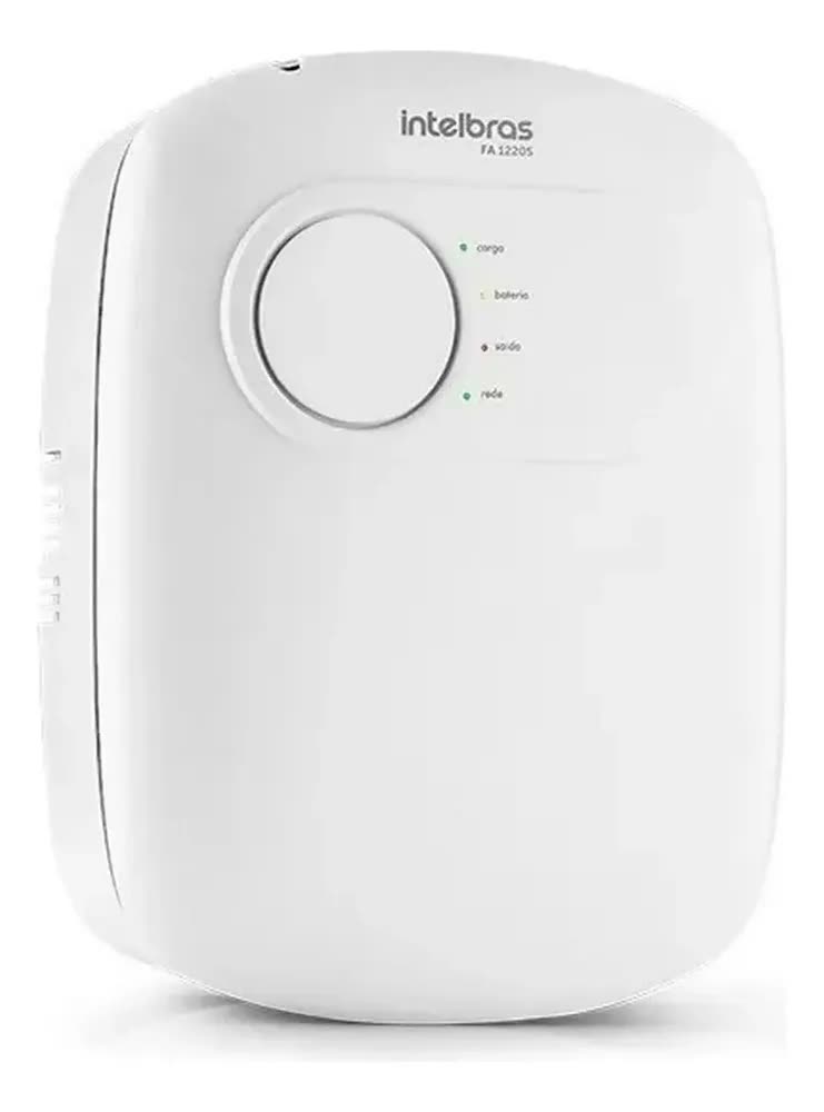 Fonte Fa 1220 S Ininterrupta Para Eletroimã Intelbras Cor Branco