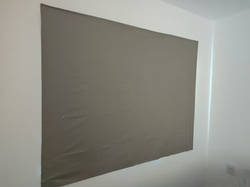 foto de Cortina Painel Blackout Velcro Sala Quarto Cozinha 1,75x1,35