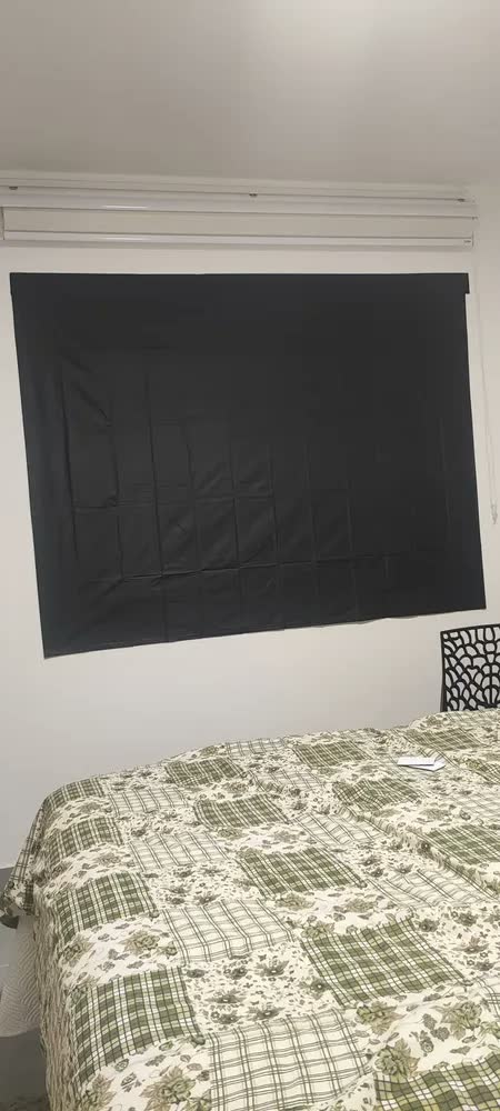foto de Cortina Painel Blackout Velcro Sala Quarto Cozinha 1,75x1,35