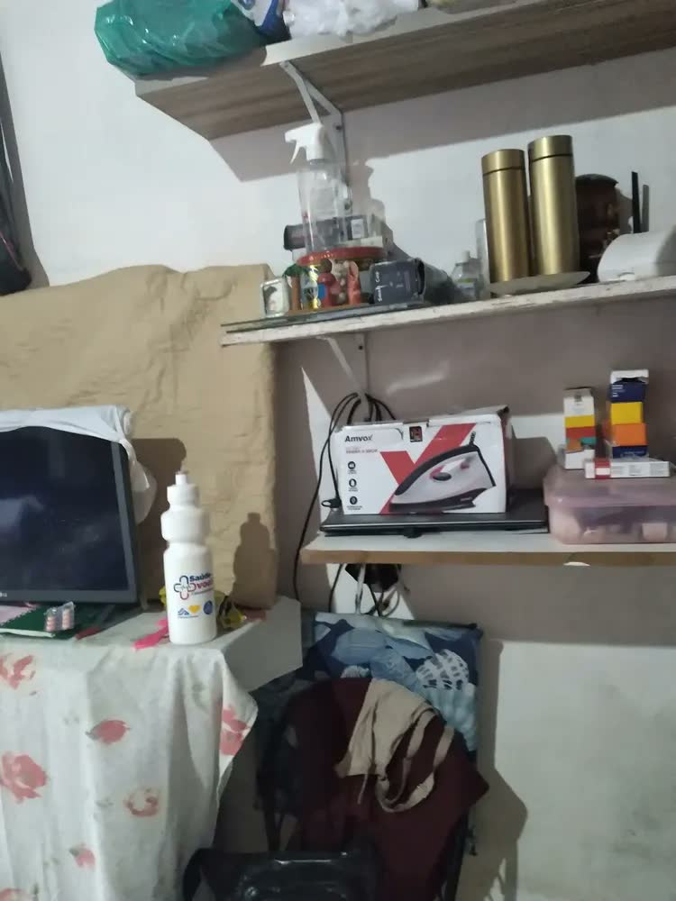 foto de Ferro De Passar Roupa A Seco Amvox Af 1907 1250w Cor Branco