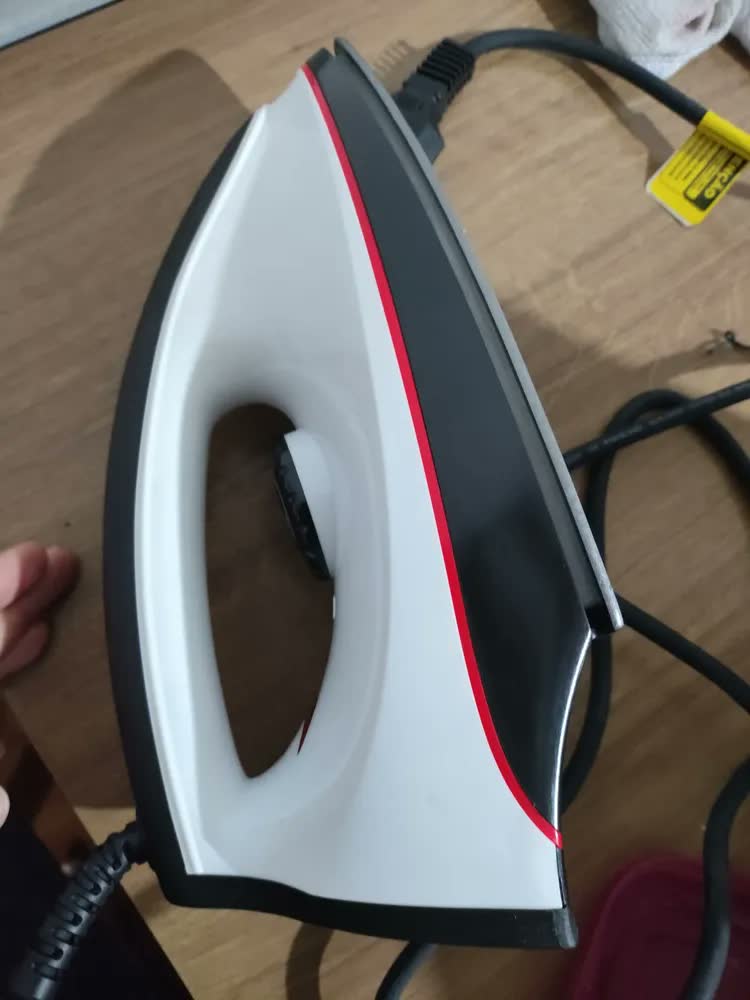 foto de Ferro De Passar Roupa A Seco Amvox Af 1907 1250w Cor Branco