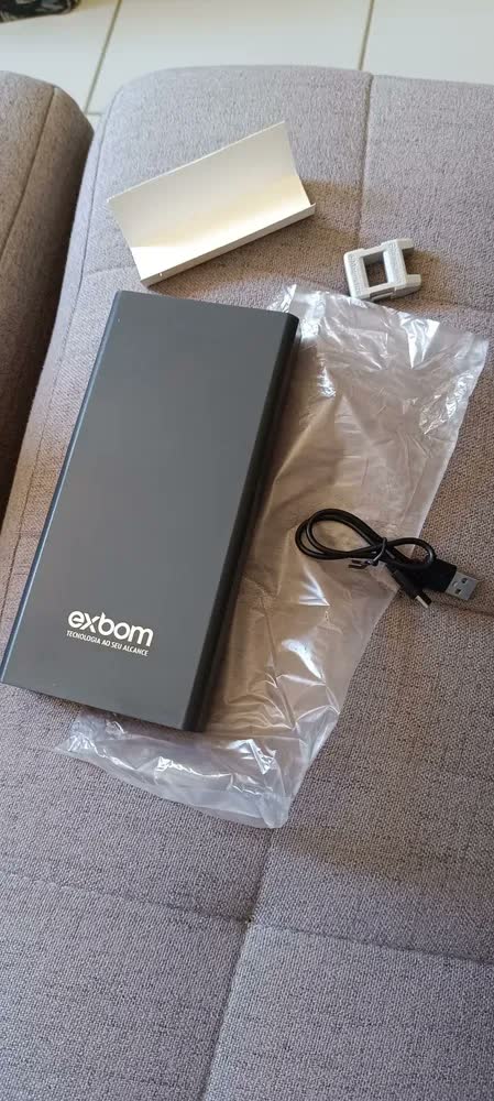 foto de Chave de Precisão Elétrica Exbom Sem Fio Recarregável para Manutenção de Eletrônicos com 64 Bits
