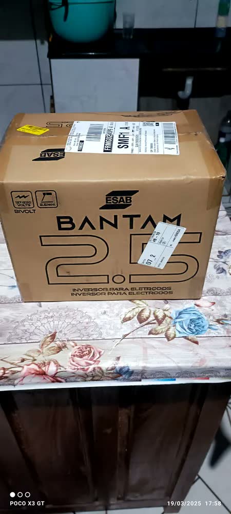 foto de Máquina de Solda Inversora ESAB Bantam 2.5 Bivolt 110v/220v