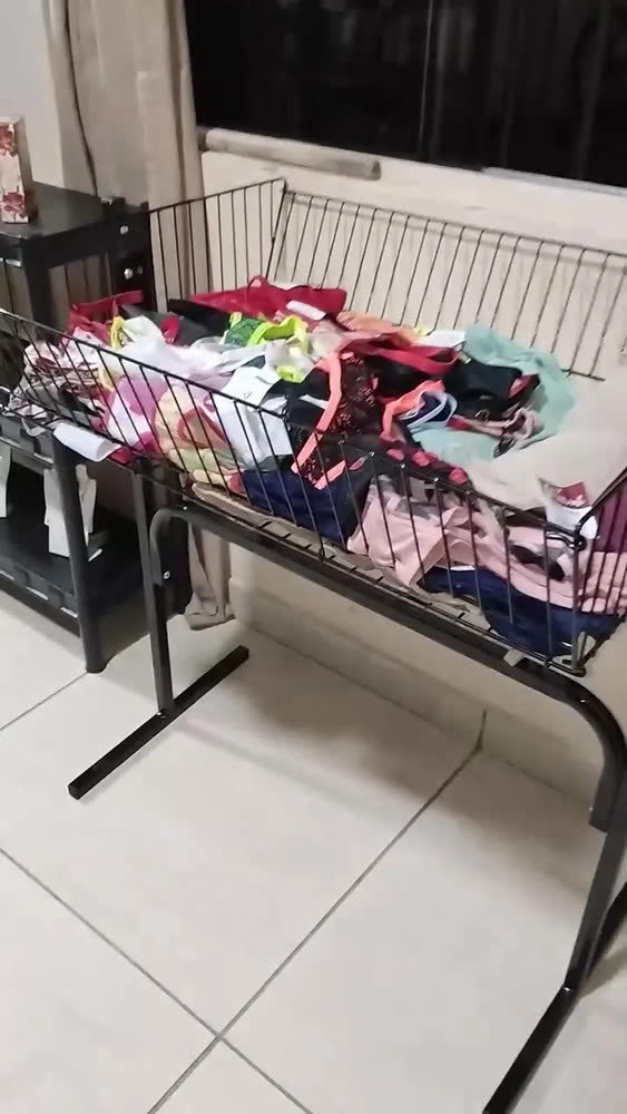 foto de Banca De Ofertas Aramada Expositor P/ Loja Cesto Cor Preto
