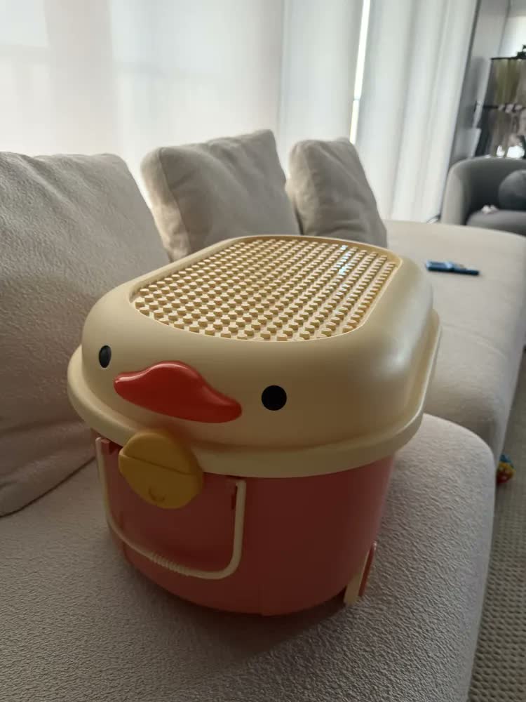 foto de Caixa Organizadora De Brinquedos Livros Rodinhas Novidade Cor Verde