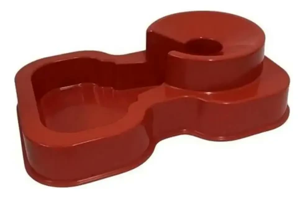 Bebedouro Automático Grande Porte 10l/20l - Vermelho