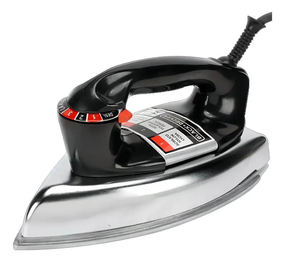 Ferro De Passar Roupas Black & Decker Vfa1110 Com Base De Alúminio Clássico e Tradicional