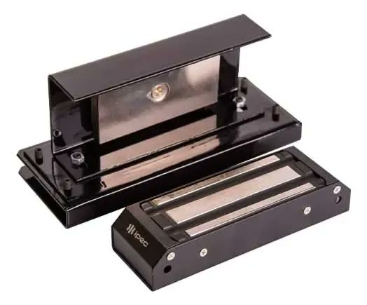 Fechadura Magnética Eletroímã Ipec M150 para Portas de Correr 12VDC 150kgf
