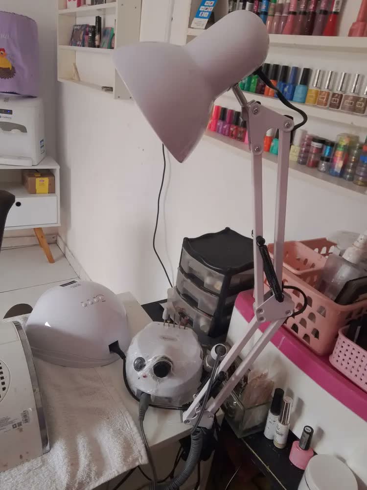 foto de Luminária De Mesa Bancada Ideal Para Manicure Profissional