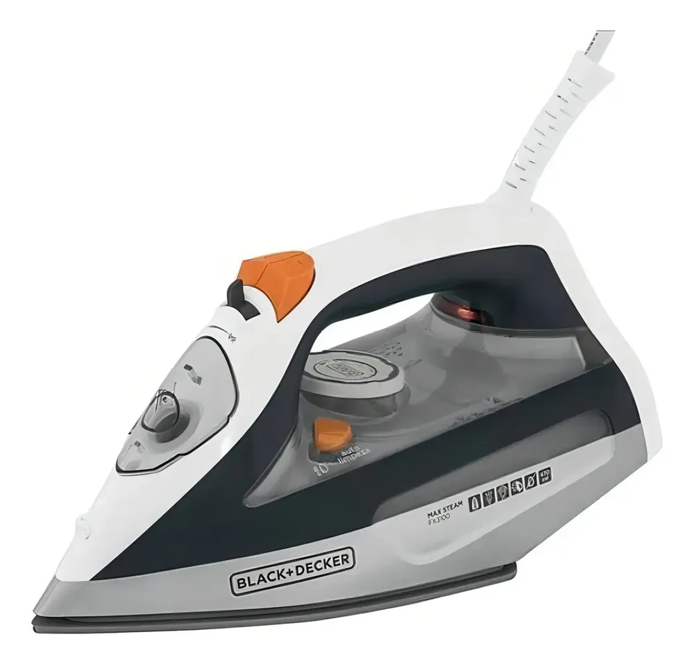 foto de Ferro De Passar A Vapor Black+decker Fx3100 Com Base Antiaderente