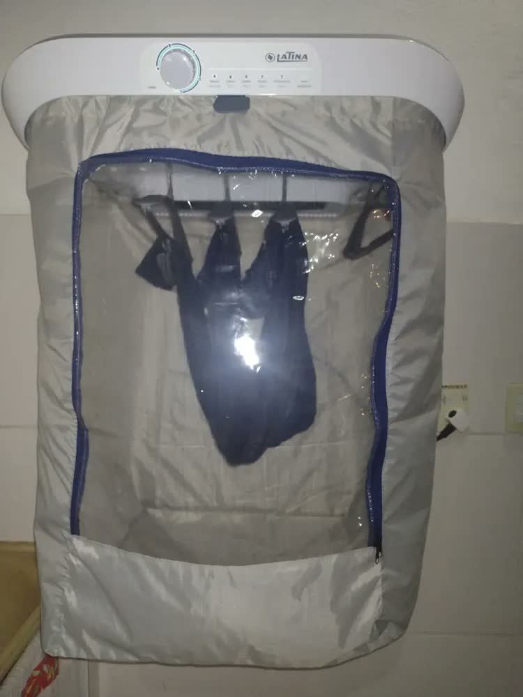 foto de Secadora De Roupa Latina Sr555 Cinza 127v/60hz 2x1 Aquecedor