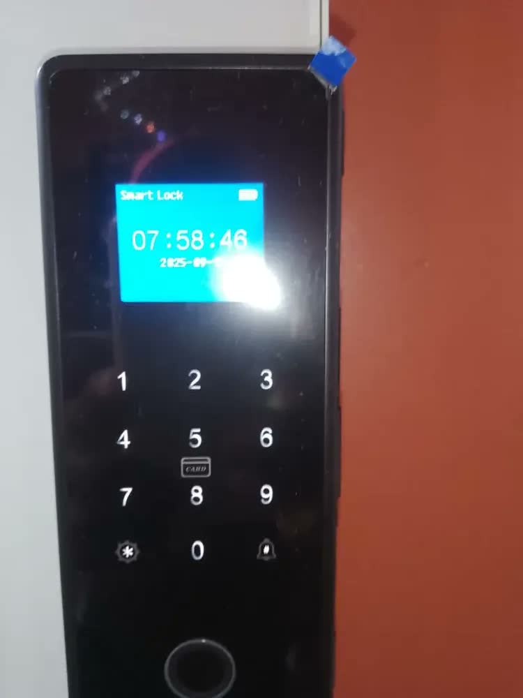 foto de Fechadura Digital Eletrônica Comercial Porta Vidro App