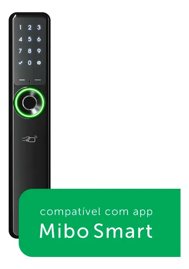 Fechadura Eletronica Intelbras Mfr7001 Preta Rolete Digital