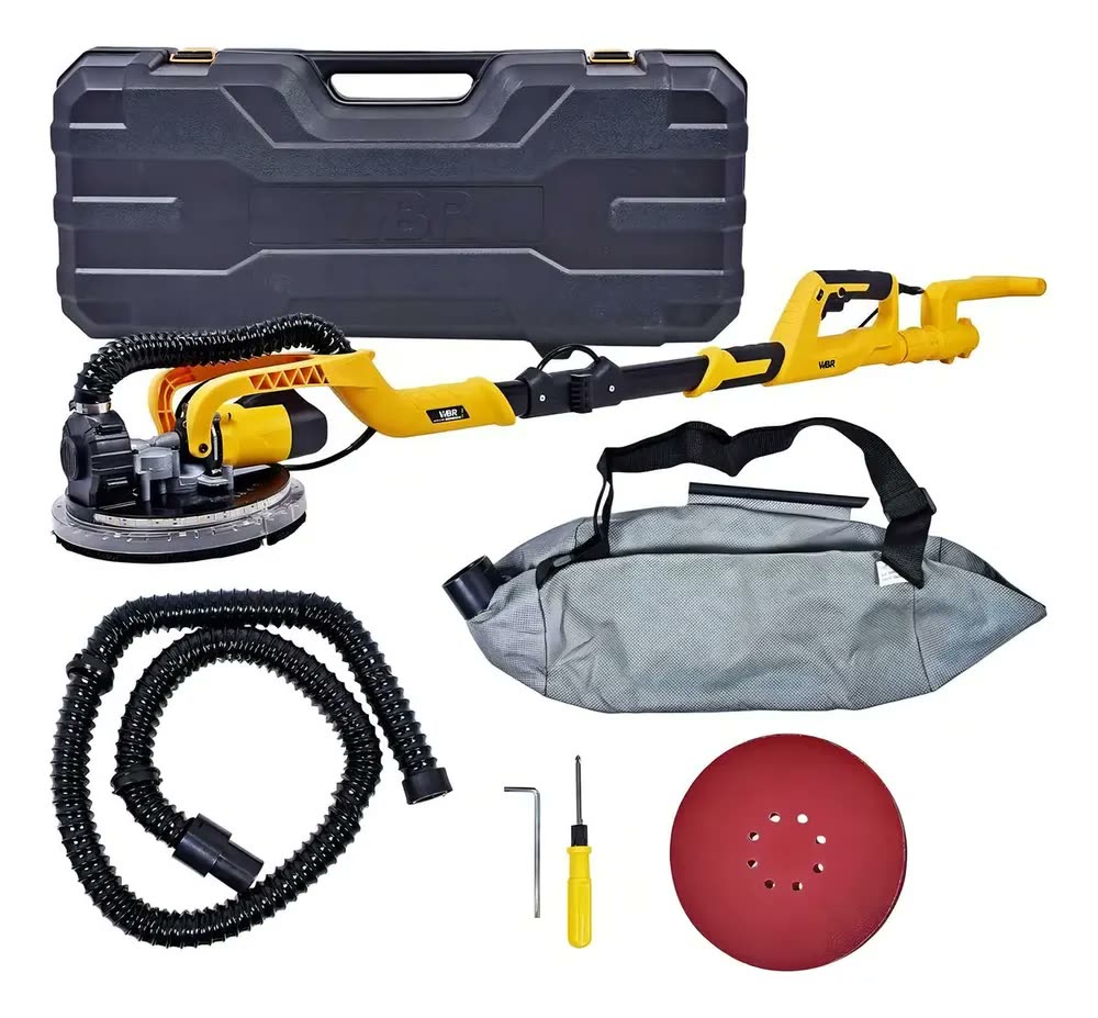 Lixadeira de parede Wagner WBR750 cor amarela