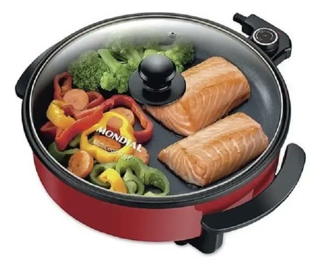 Panela Elétrica Multicook Premium Grill Pe-28 Mondial
