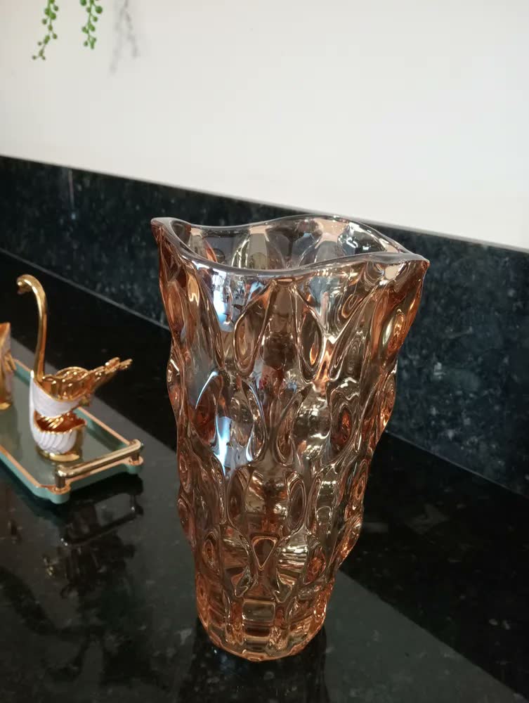foto de Vaso De Vidro Grosso Primeira Linha Flores, Decoração, Sala