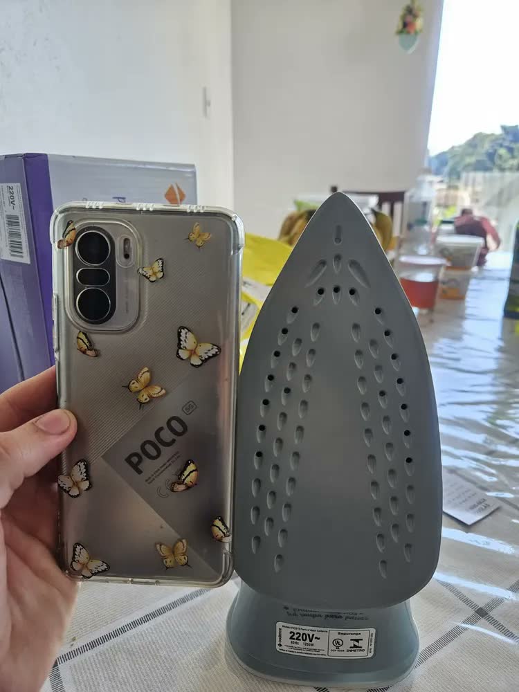 foto de Ferro De Passar A Seco E A Vapor 2 Em 1 Cinza Iro215 Cadence