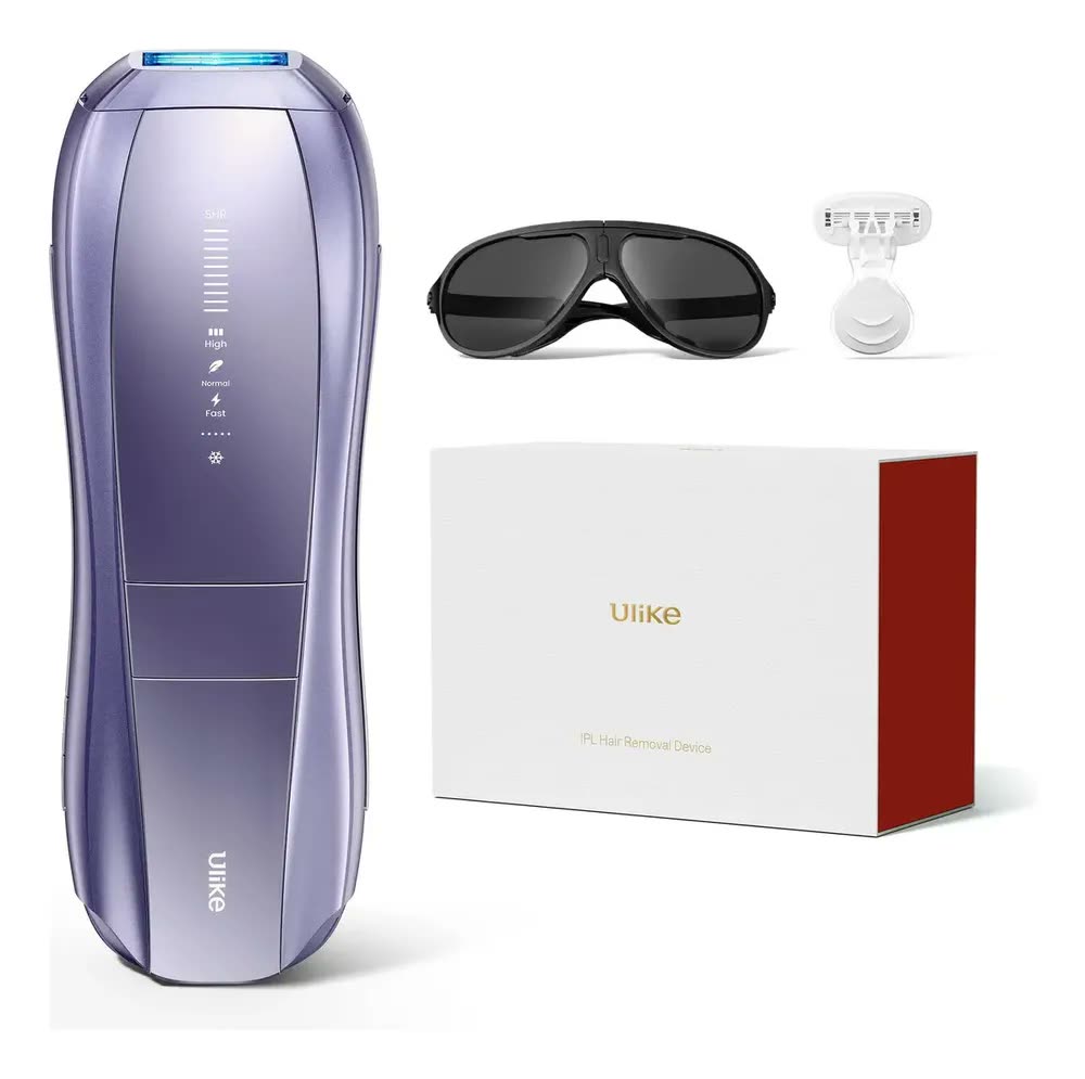 foto de Depilador a Laser IPL Ulike Air 10 Sem Dor com Resfriamento em Safira, 26J, Luz Dupla, SkinSensor, Modo SHR, para Corpo, Rosto e Barba Masculina, Bivolt, Unissex