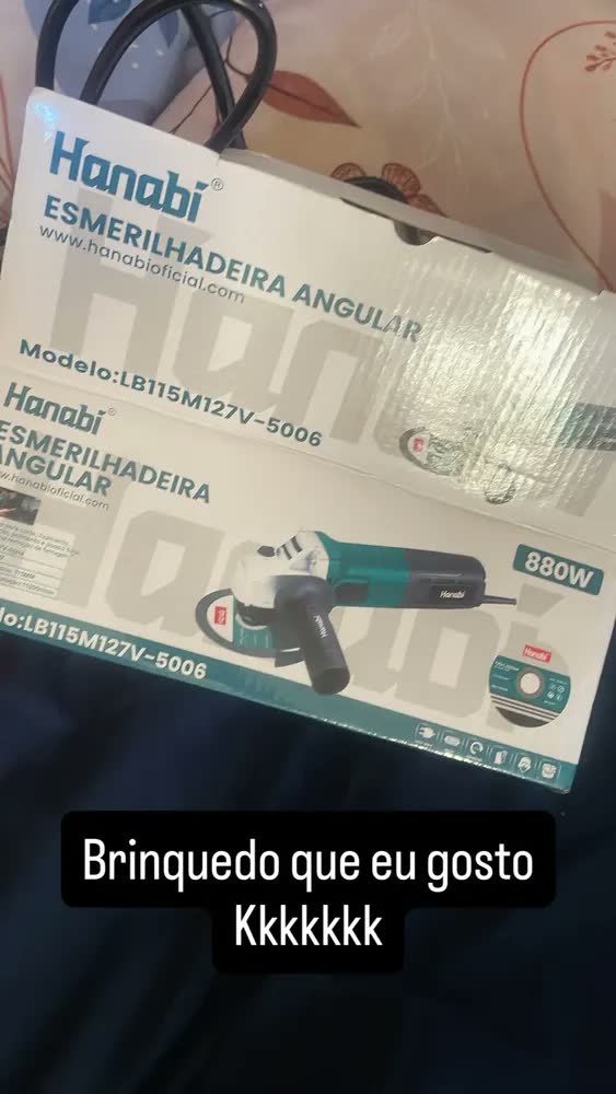 foto de Esmerilhadeira Lixadeira Angular 115mm 880w Profissional