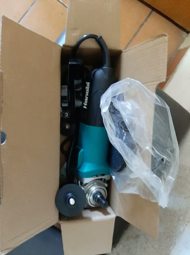 foto de Esmerilhadeira Lixadeira Elétrica 880w 115mm 11000rpm