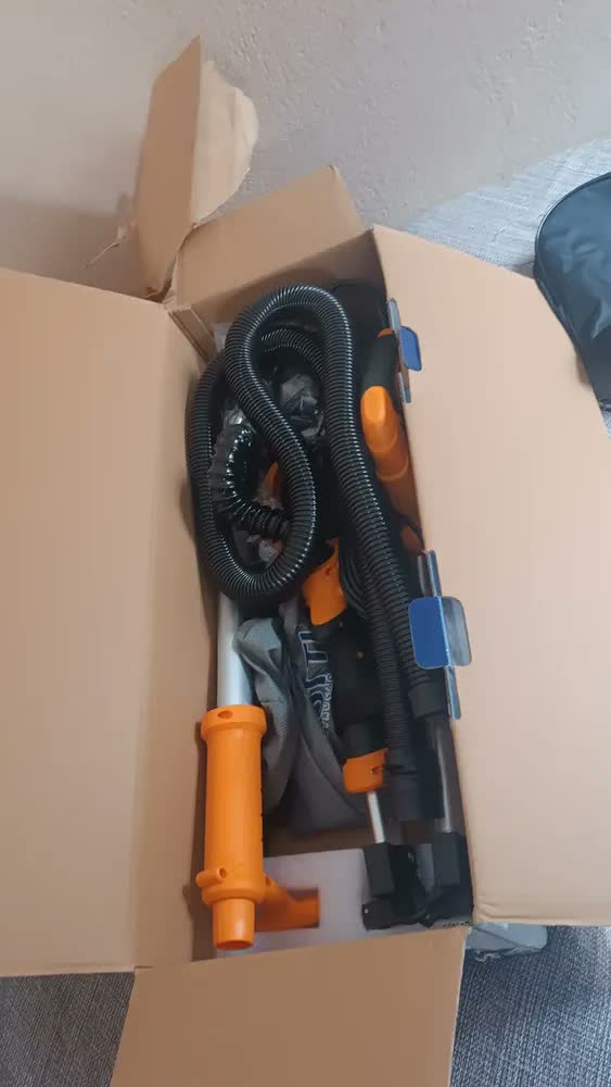 foto de Lixadeira C/ Aspirador Led Parede E Teto Girafa 750w Cor Amarelo Frequência 60 Hz