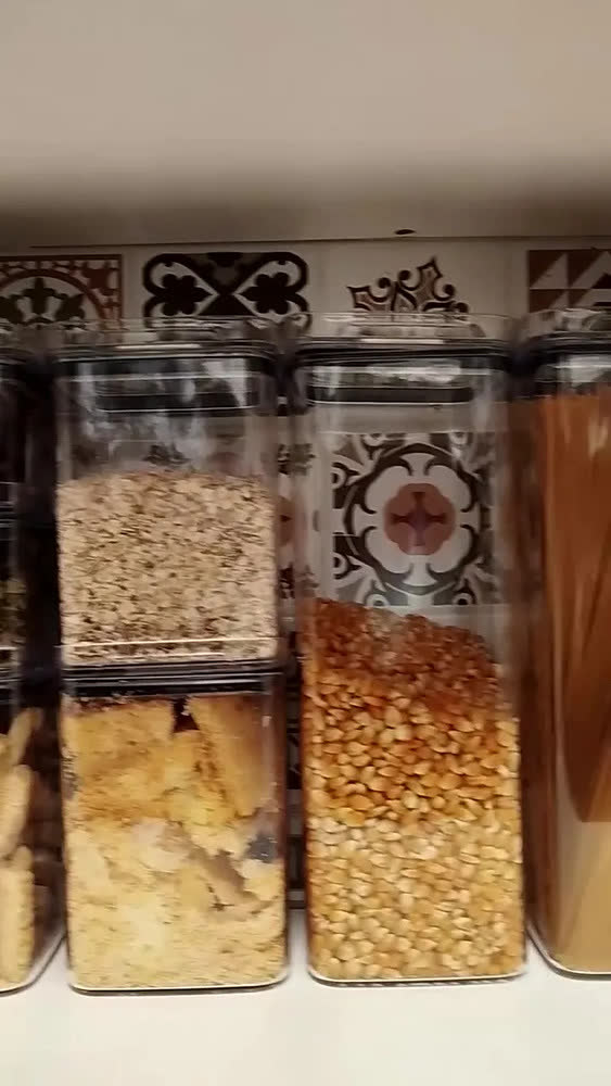 foto de Kit 10 Porta Mantimentos Hermetico, Pote Para Alimentos
