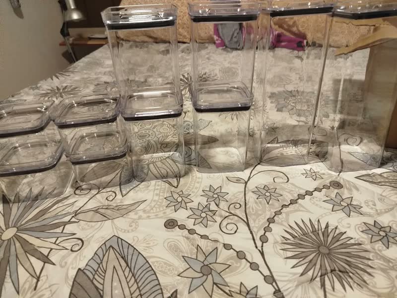 foto de Kit 10 Porta Mantimentos Hermetico, Pote Para Alimentos