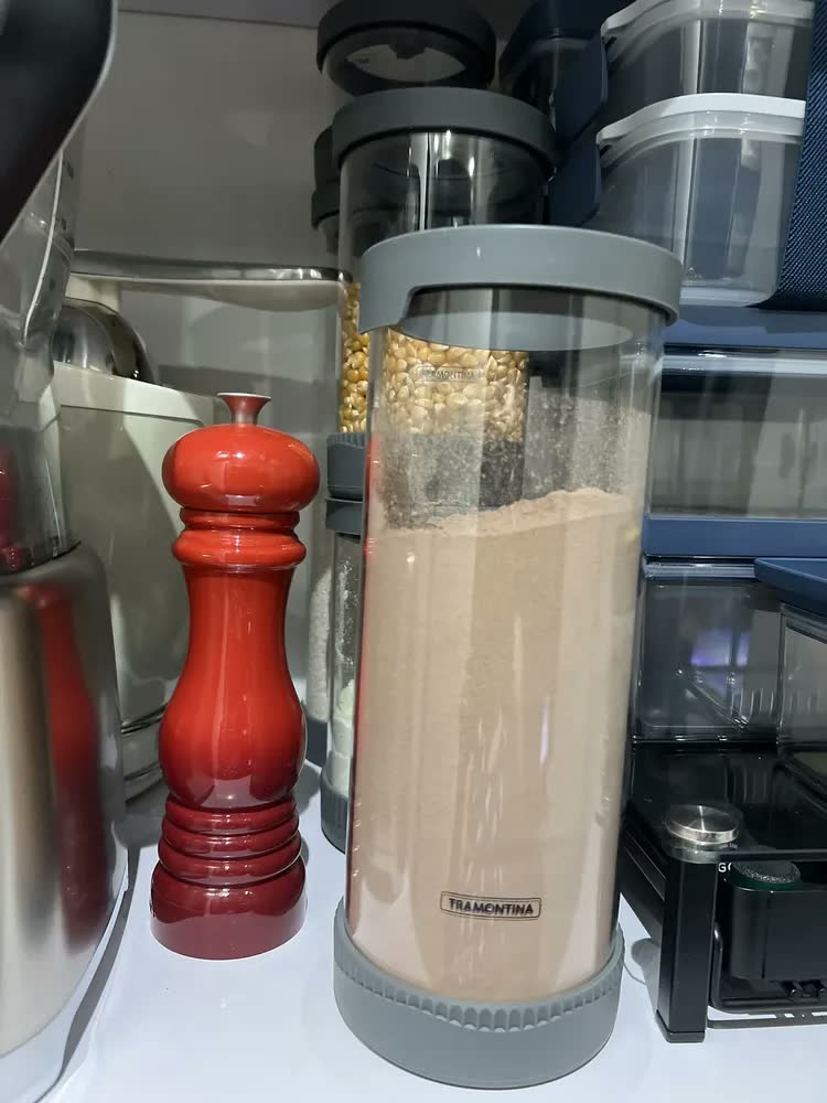 foto de Jogo De Potes De Vidro Herméticos Borosilicato Tramontina