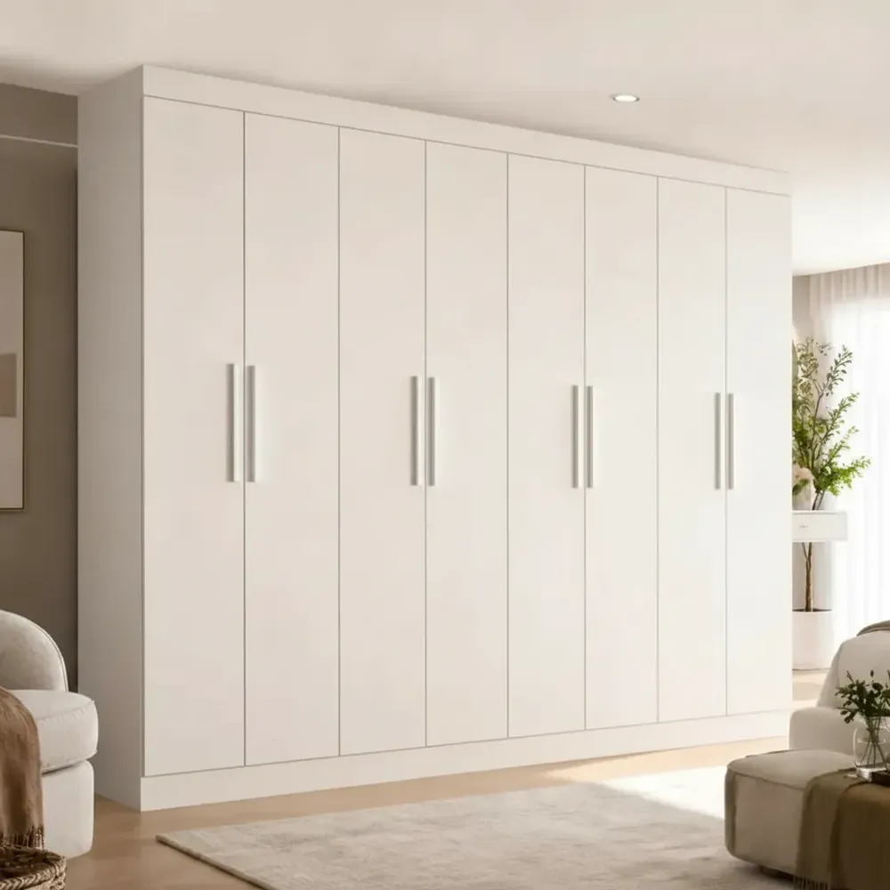 foto de Guarda Roupa Casal Lisboa 8 Portas 4 Gavetas